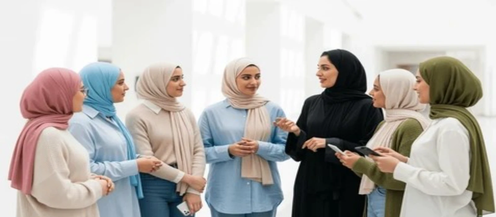 Noor Hafiza Academy female Quran teaching team group photo