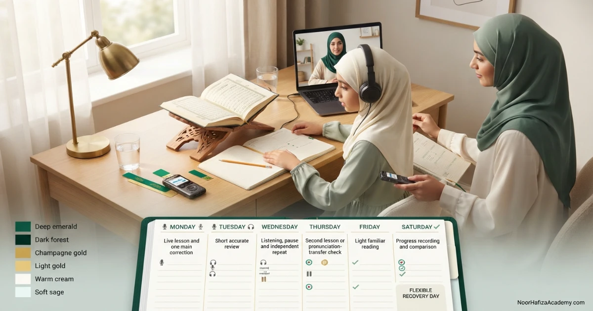 Stopping breath control and phrase planning for reading the Quran more fluently