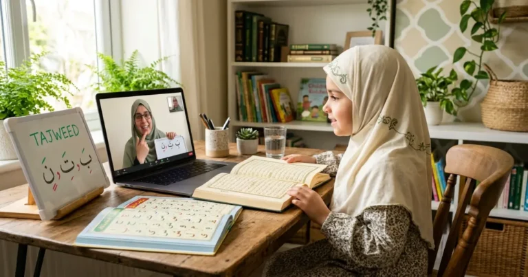 Should a child learn Tajweed before starting Hifz with a female Quran teacher