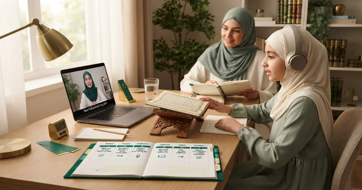 Common Quran memorization mistakes including taking too much new work weak revision and inconsistent practice