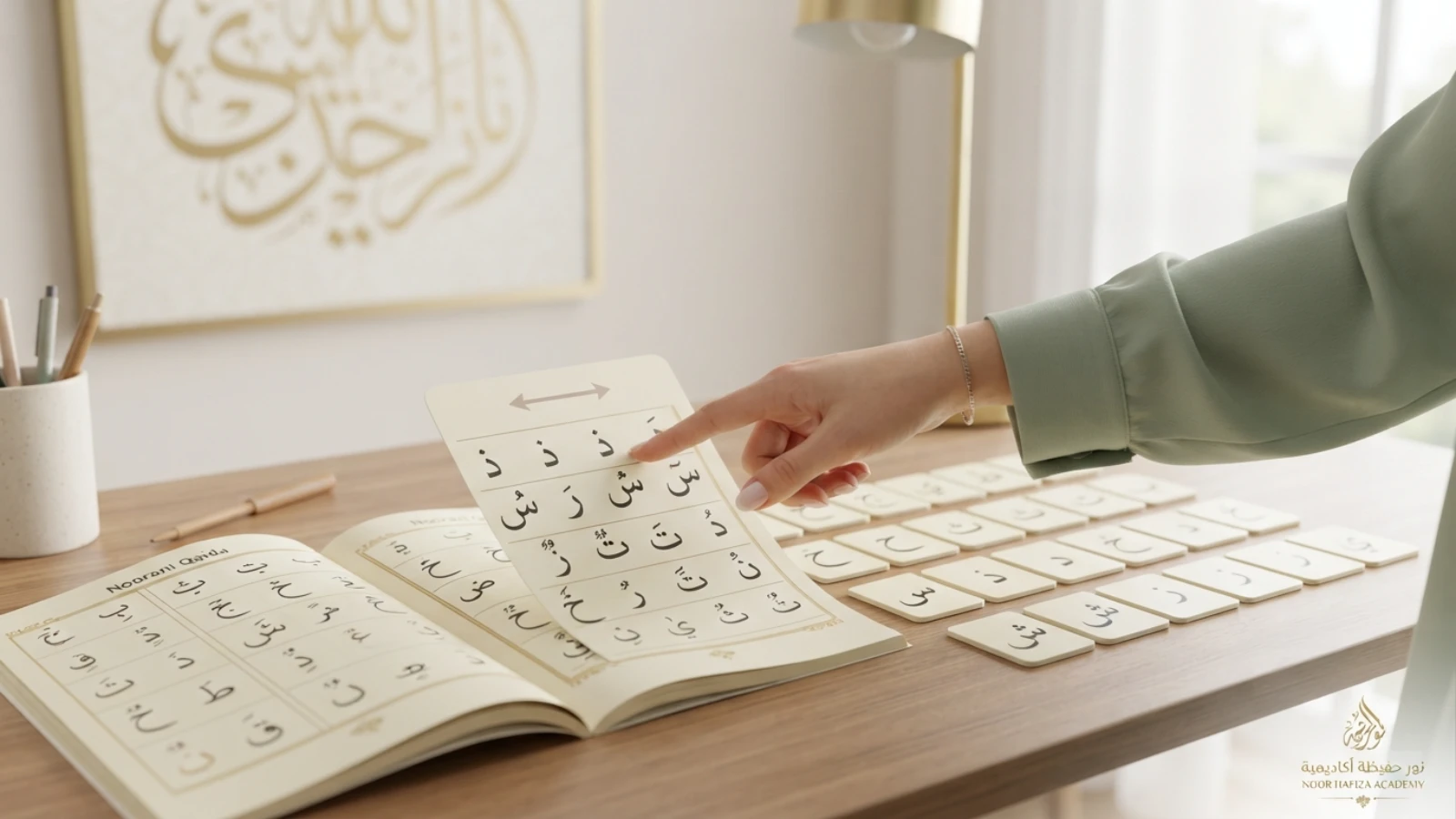 Simple daily Quran reading routine with warm up focused reading review and teacher feedback