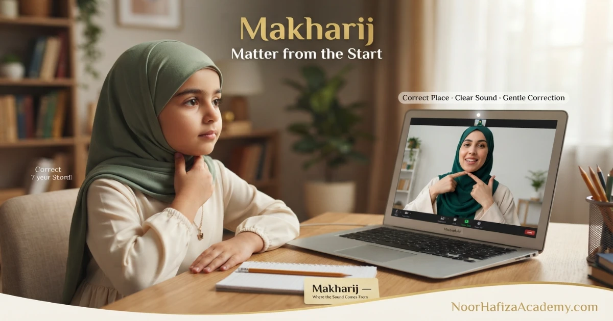 Joined Arabic letter and blending mistakes parents should notice in Noorani Qaida