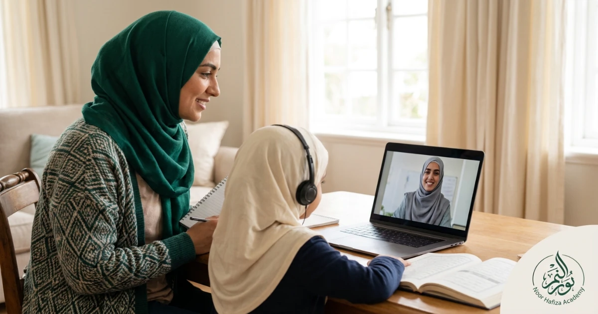 California Muslim family planning homework Quran class dinner and bedtime