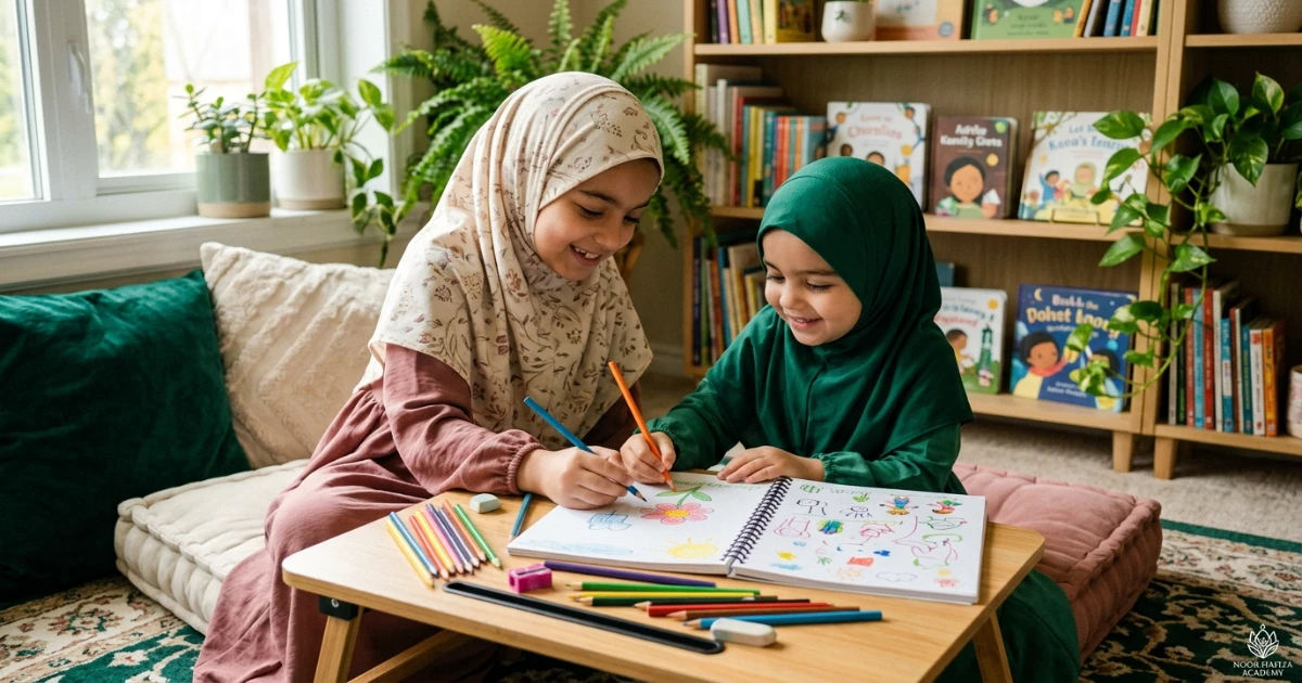 Everyday Islamic adab for kids including greetings eating and polite behavior