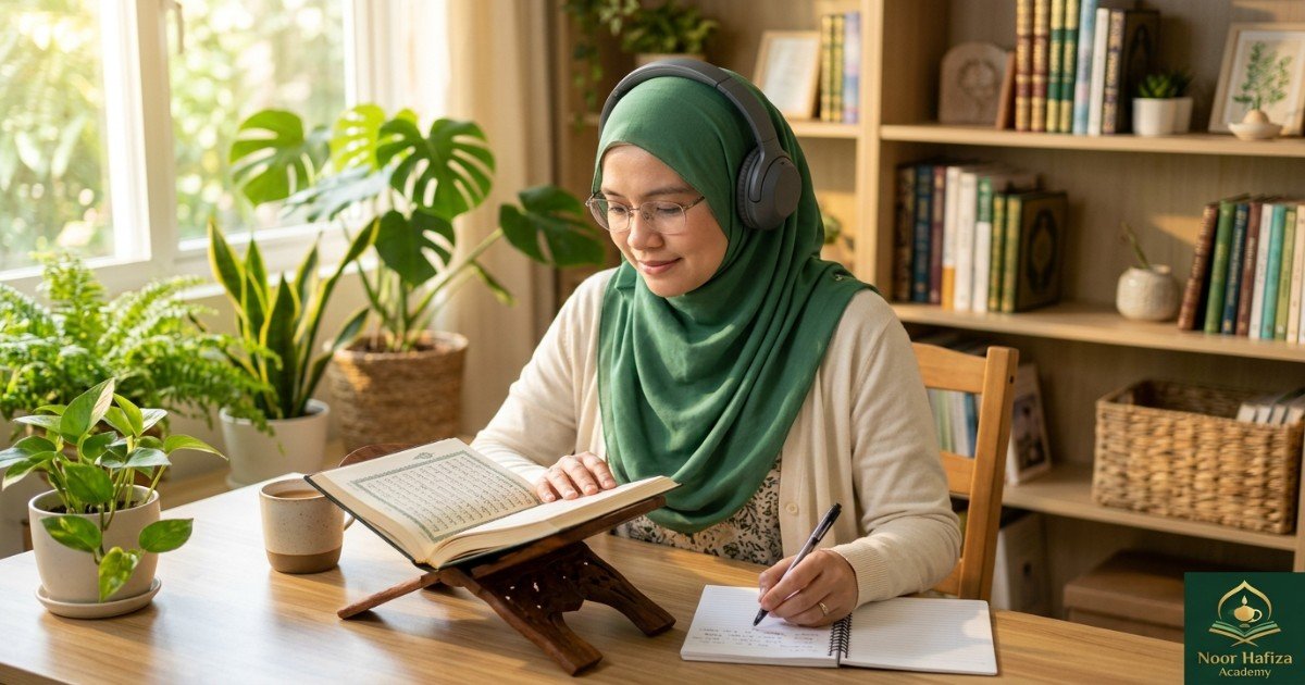 Hifz for adults with a busy schedule using a realistic Quran memorization and revision plan