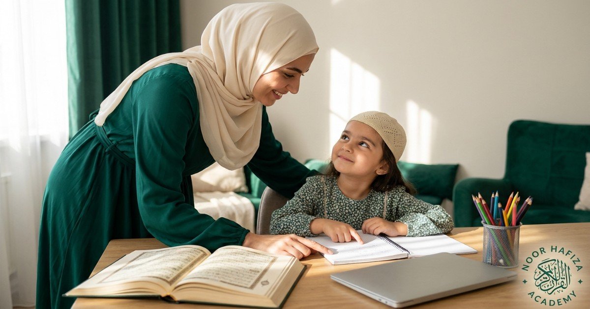 Homeschool Quran progress tracker for reading Tajweed Hifz attendance and weekly goals