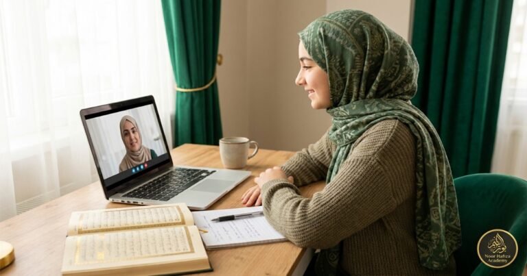 Online Quran classes for teenagers with a female Quran teacher and age-appropriate learning plan